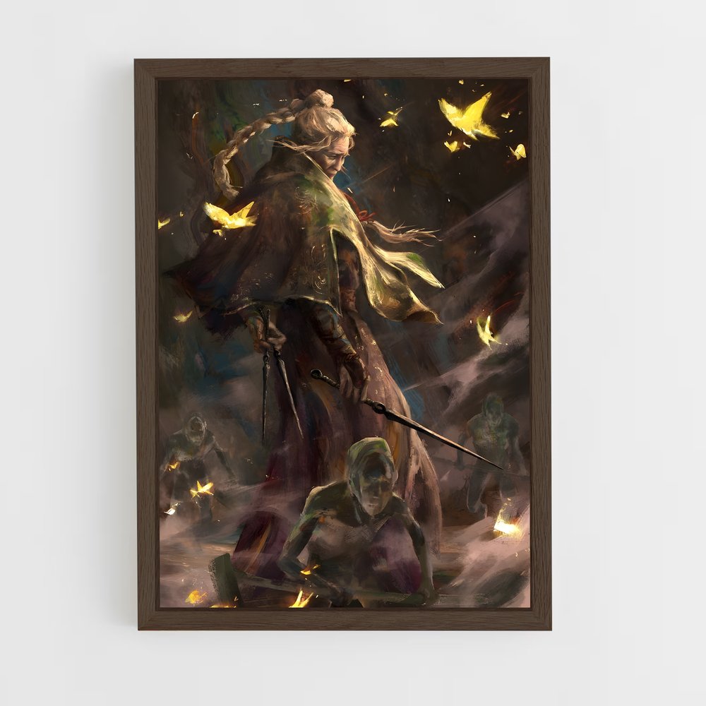 Poster Lady butterfly – affiche Sekiro (vue 5)